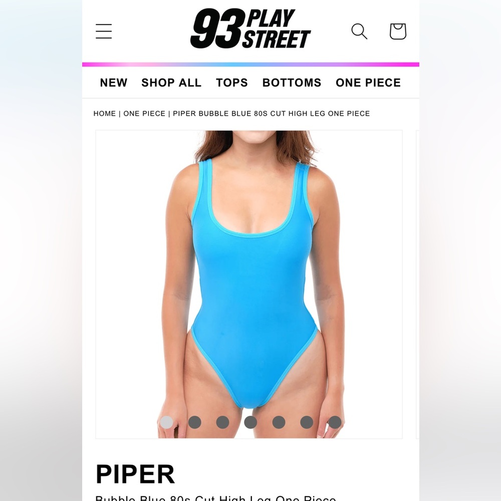 BRAND NEW 93 Play Street “Piper” one-piece bathing suit. Size M